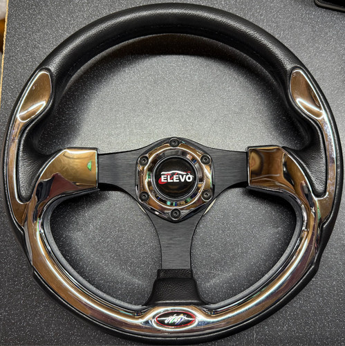 Elevo steering wheel cnc black - elevo,